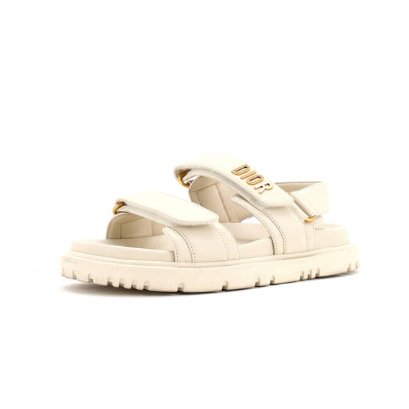 Christian Dior  Women's DiorAct Slide Sandals Leather - Picture 1 of 6